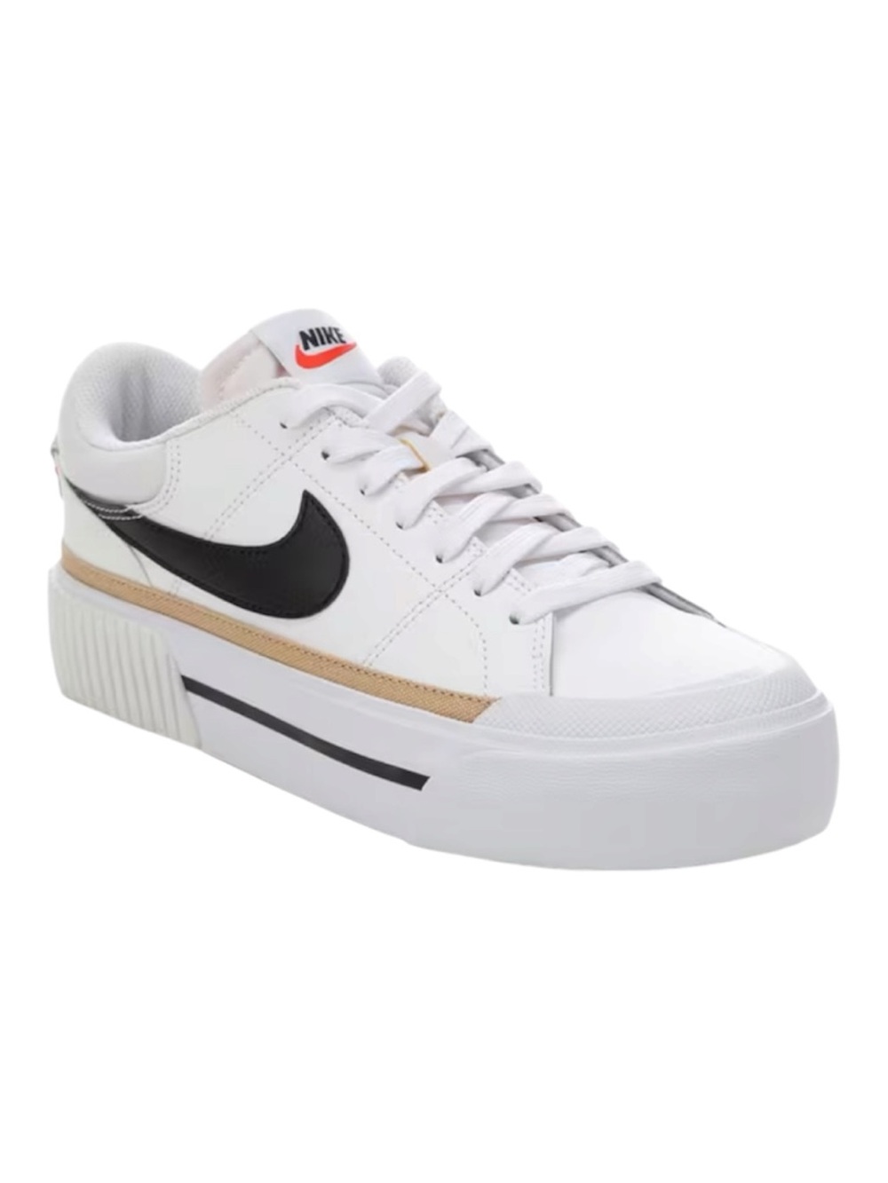 Nike leather court legacy lift platform sz8.5